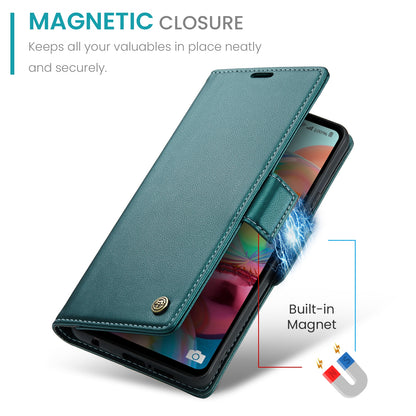 Samsung Galaxy A71 4G Leather Wallet Case - RFID Blocking, Stand Function, Card Slots