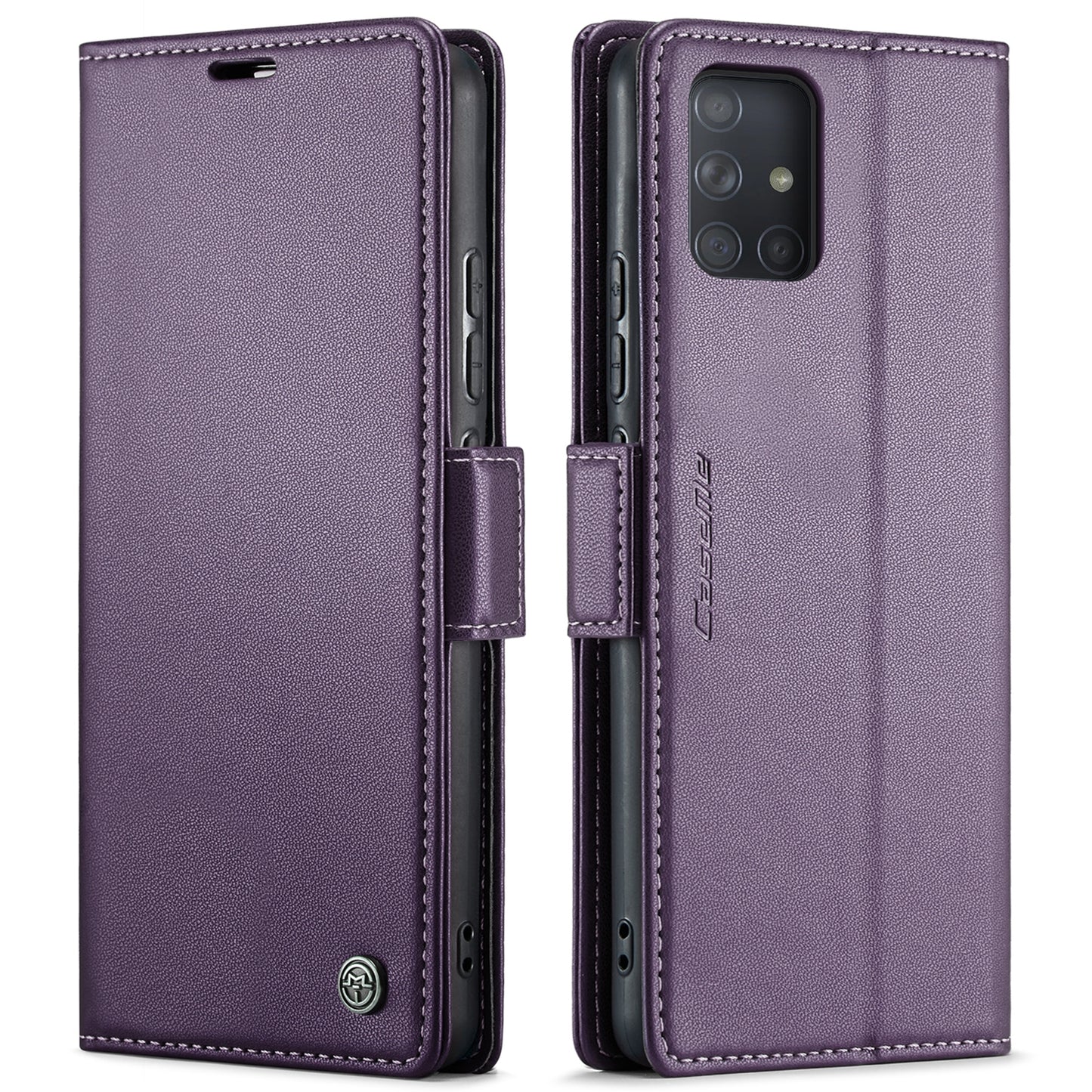 Samsung Galaxy A71 4G Leather Wallet Case - RFID Blocking, Stand Function, Card Slots