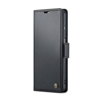 Samsung Galaxy A04 Leather Wallet Case - RFID Blocking, Stand Function, Card Slots