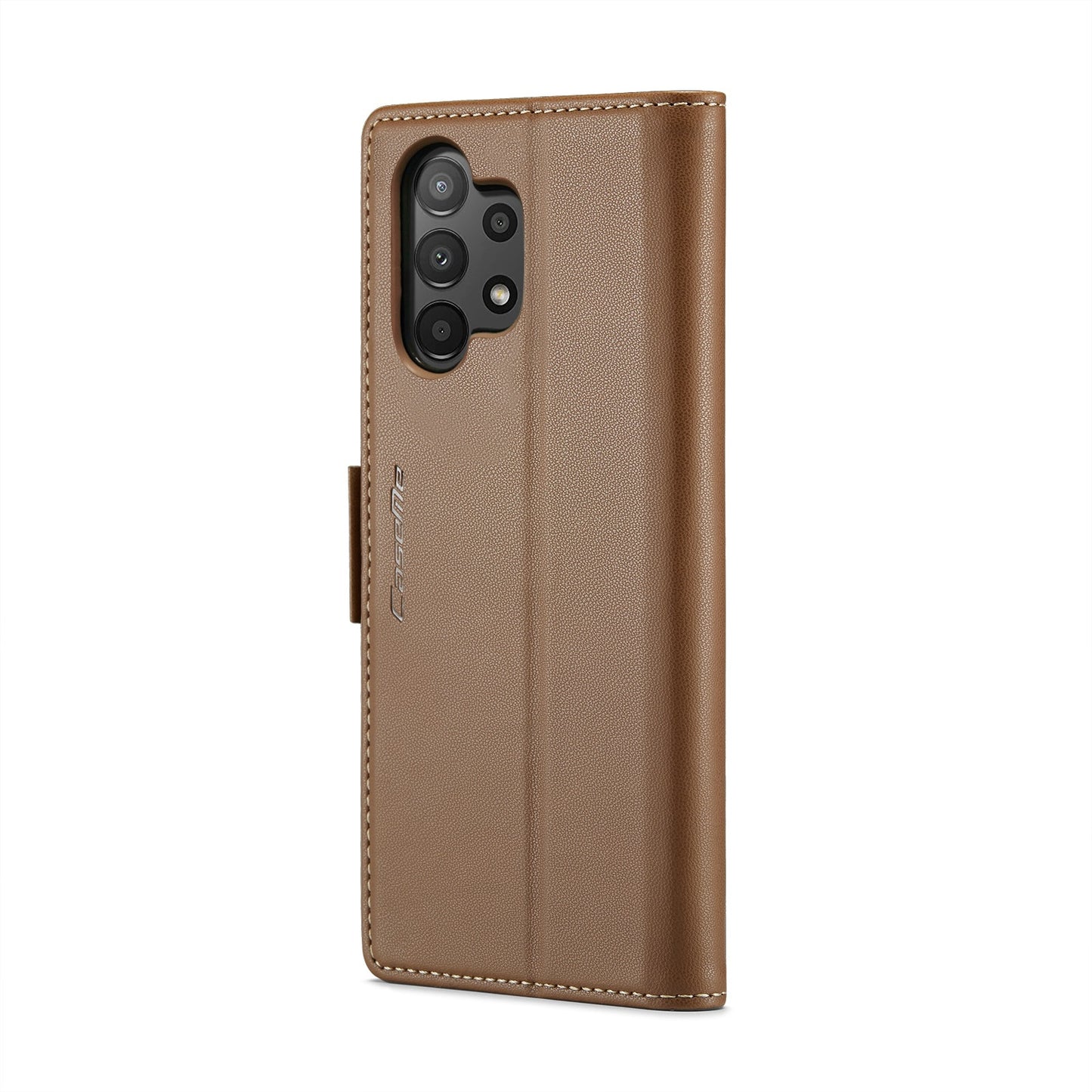 Samsung Galaxy A13 Leather Wallet Case - RFID Blocking, Stand Function, Card Slots