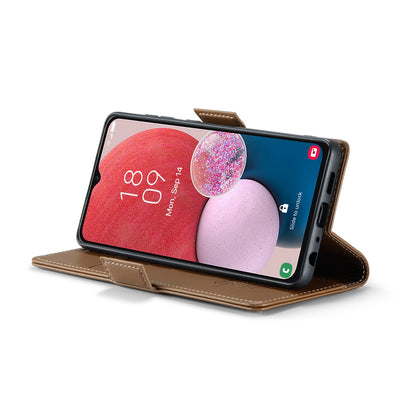 Samsung Galaxy M13 5G Leather Wallet Case - RFID Blocking, Stand Function, Card Slots