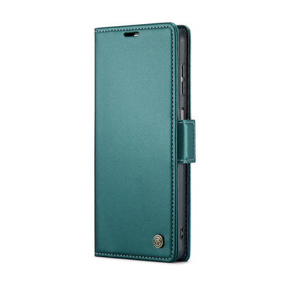 Samsung Galaxy A04 Leather Wallet Case - RFID Blocking, Stand Function, Card Slots