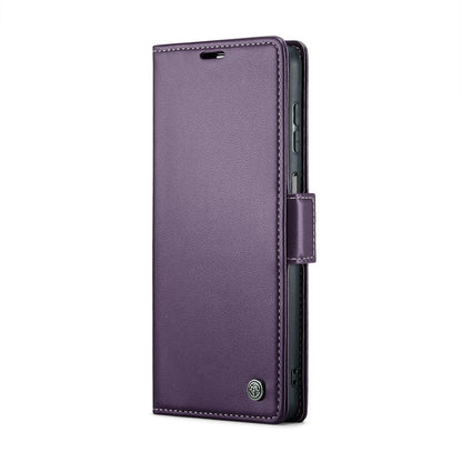 Samsung Galaxy M13 5G Leather Wallet Case - RFID Blocking, Stand Function, Card Slots