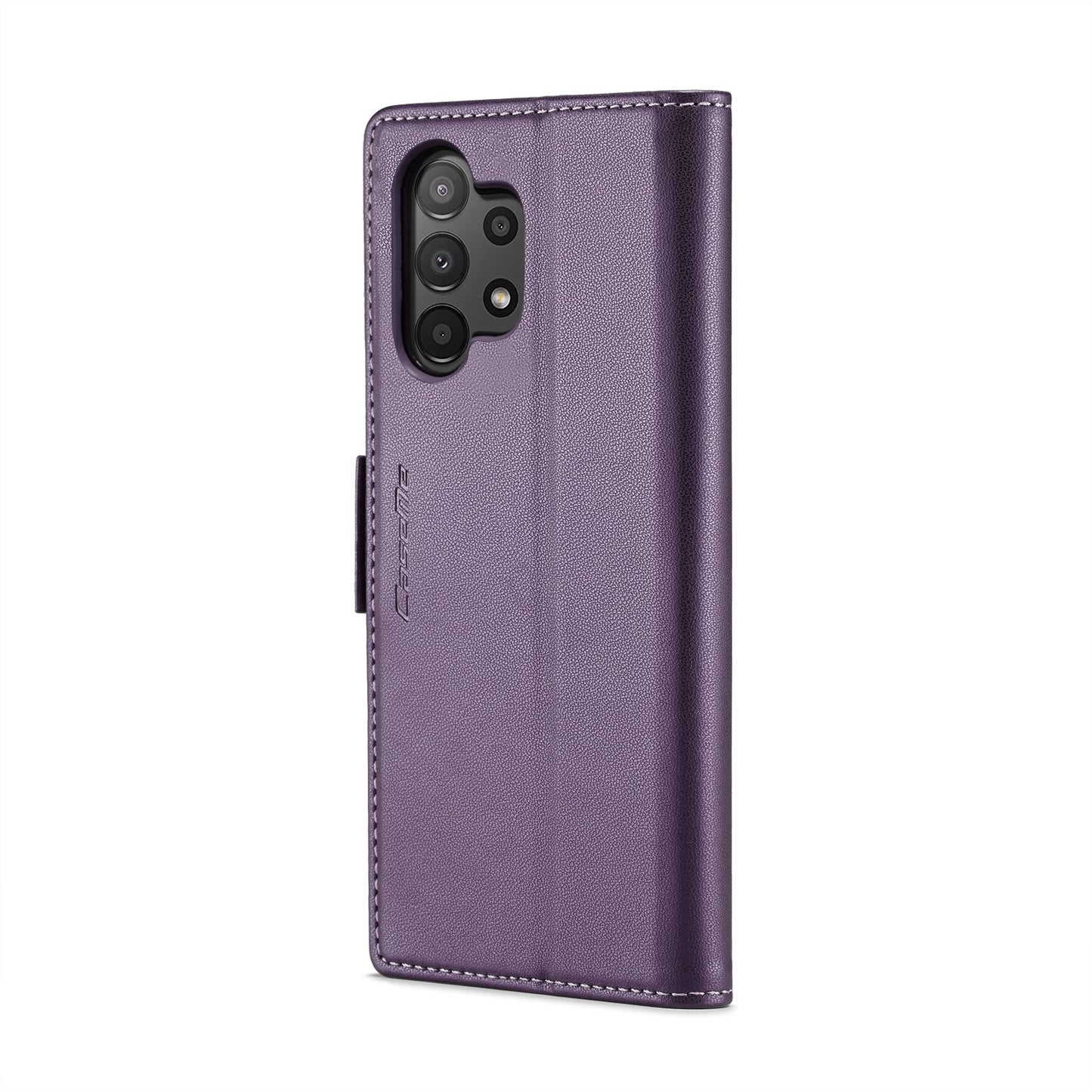 Samsung Galaxy A13 Leather Wallet Case - RFID Blocking, Stand Function, Card Slots