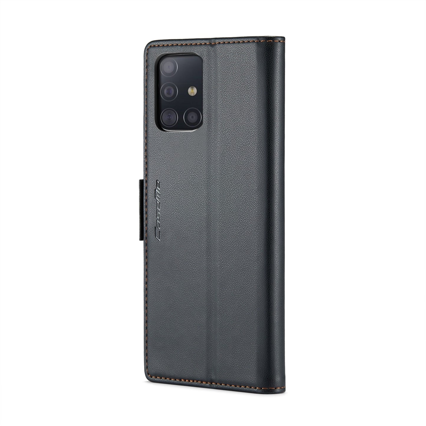 Samsung Galaxy A51 Leather Wallet Case - RFID Blocking, Stand Function, Card Slots