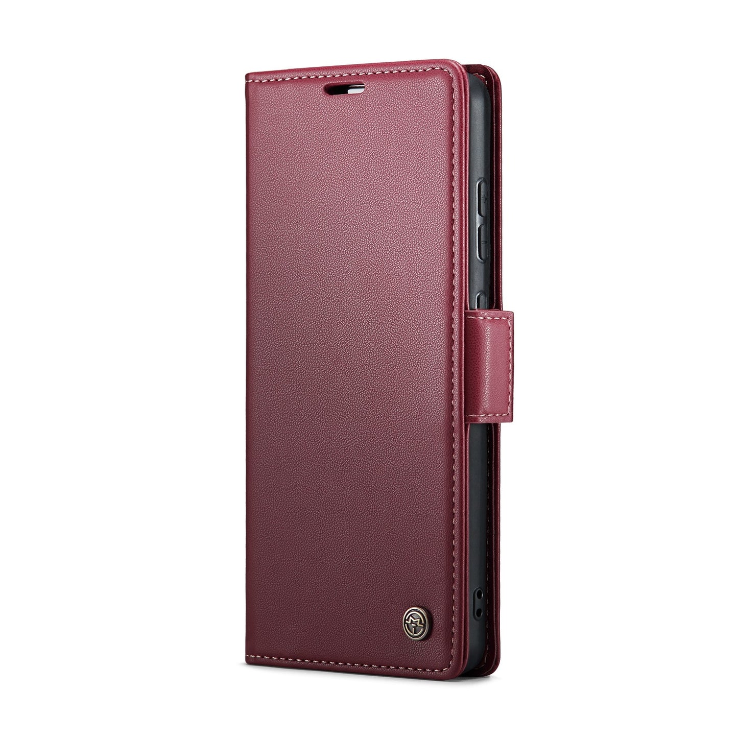 Samsung Galaxy M40s Leather Wallet Case - RFID Blocking, Stand Function, Card Slots