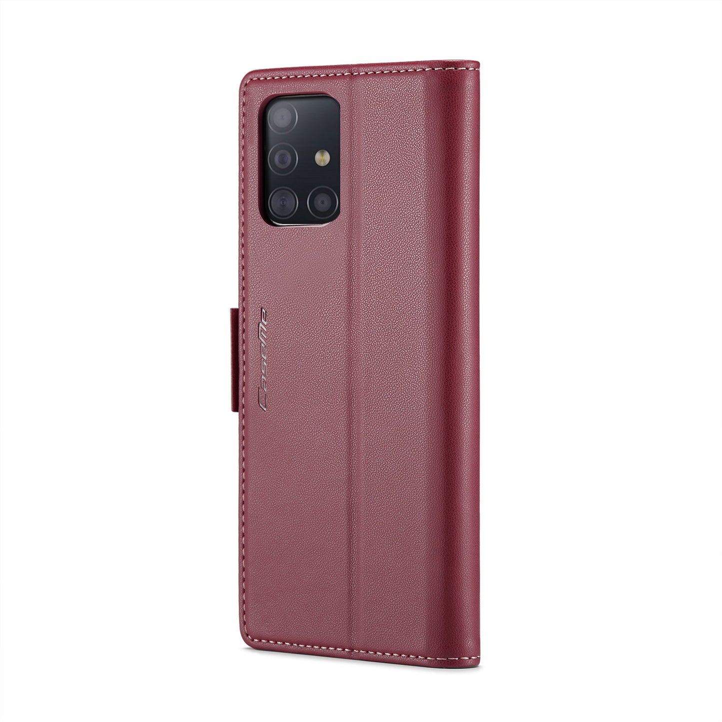 Samsung Galaxy A51 Leather Wallet Case - RFID Blocking, Stand Function, Card Slots