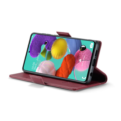 Samsung Galaxy M40s Leather Wallet Case - RFID Blocking, Stand Function, Card Slots