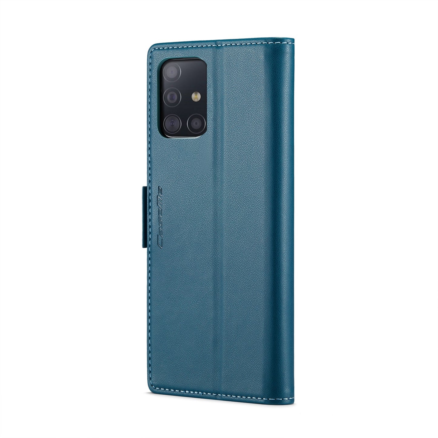 Samsung Galaxy A51 Leather Wallet Case - RFID Blocking, Stand Function, Card Slots