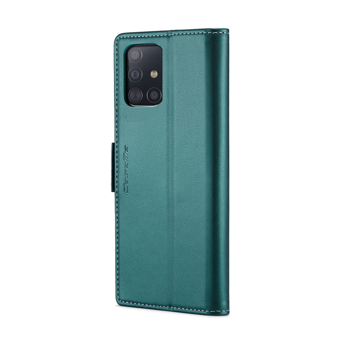 Samsung Galaxy A51 Leather Wallet Case - RFID Blocking, Stand Function, Card Slots