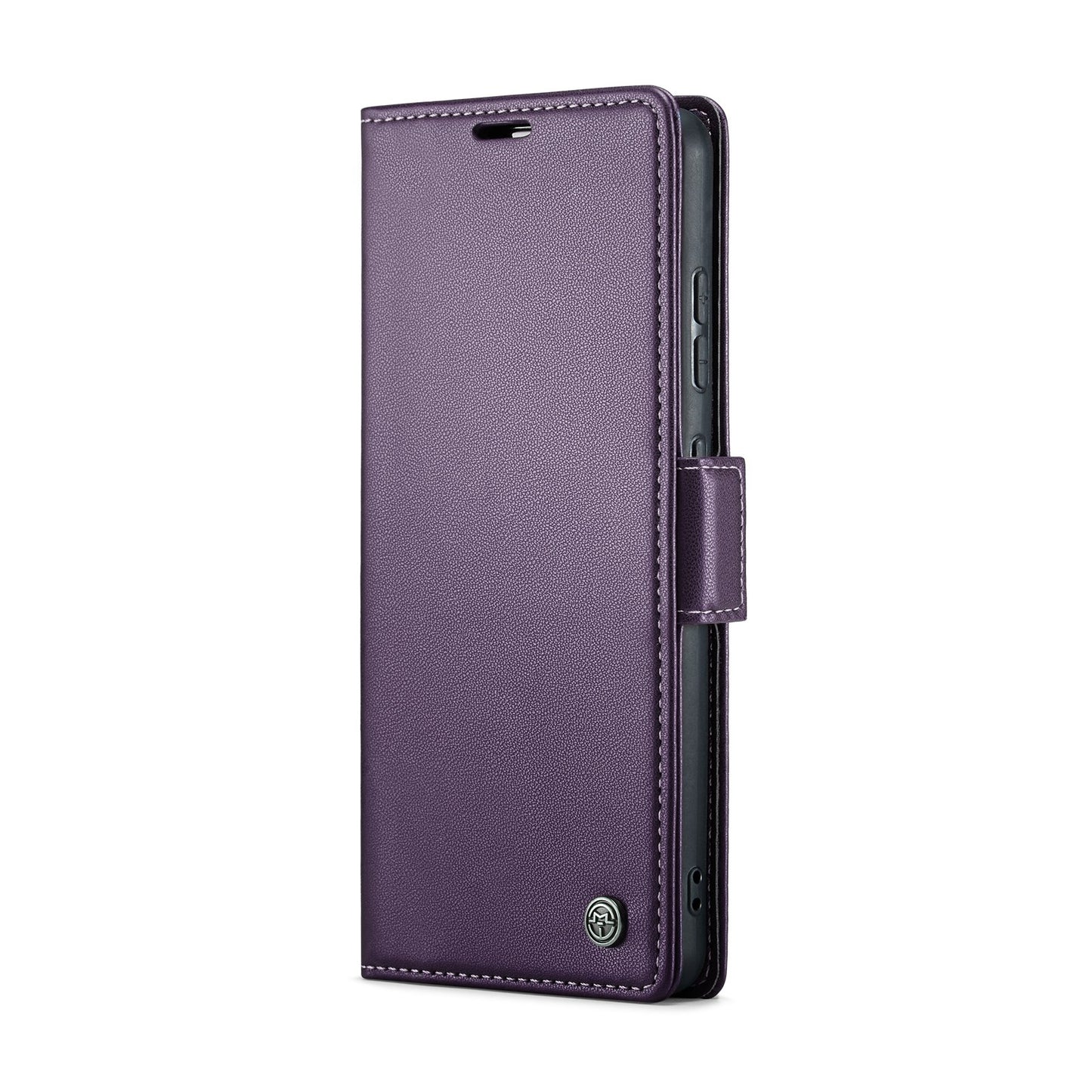 Samsung Galaxy M40s Leather Wallet Case - RFID Blocking, Stand Function, Card Slots