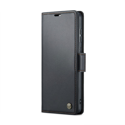 Samsung Galaxy A70/A70s Leather Wallet Case - RFID Blocking, Stand Function, Card Slots