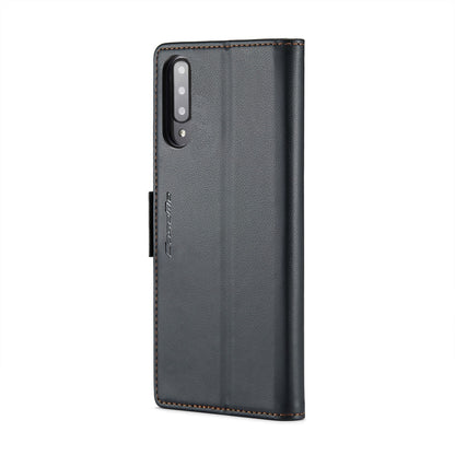 Samsung Galaxy A70/A70s Leather Wallet Case - RFID Blocking, Stand Function, Card Slots