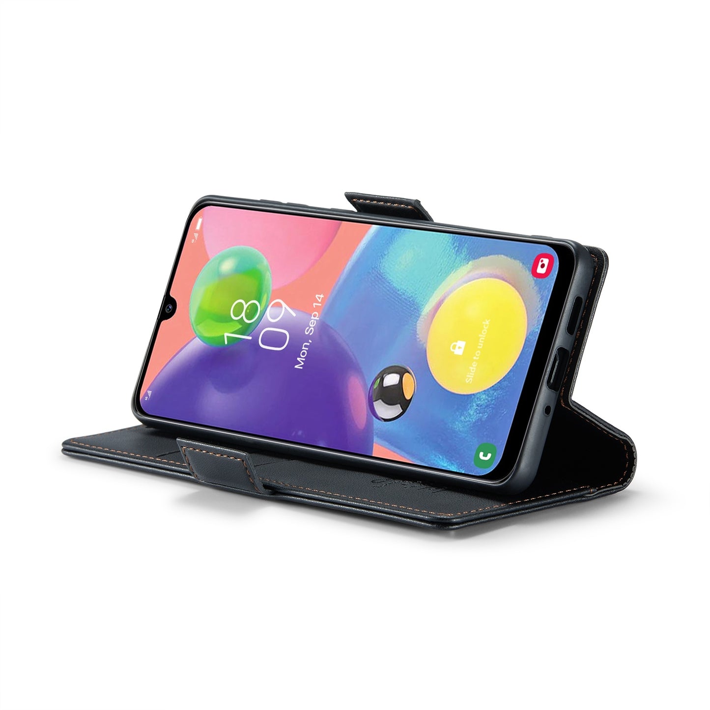 Samsung Galaxy A70/A70s Leather Wallet Case - RFID Blocking, Stand Function, Card Slots