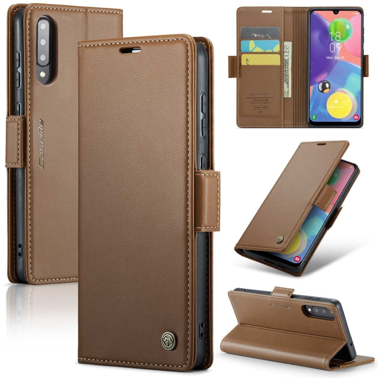 Samsung Galaxy A70/A70s Leather Wallet Case - RFID Blocking, Stand Function, Card Slots