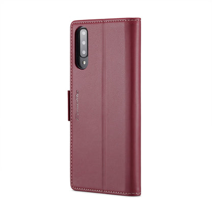 Samsung Galaxy A70/A70s Leather Wallet Case - RFID Blocking, Stand Function, Card Slots