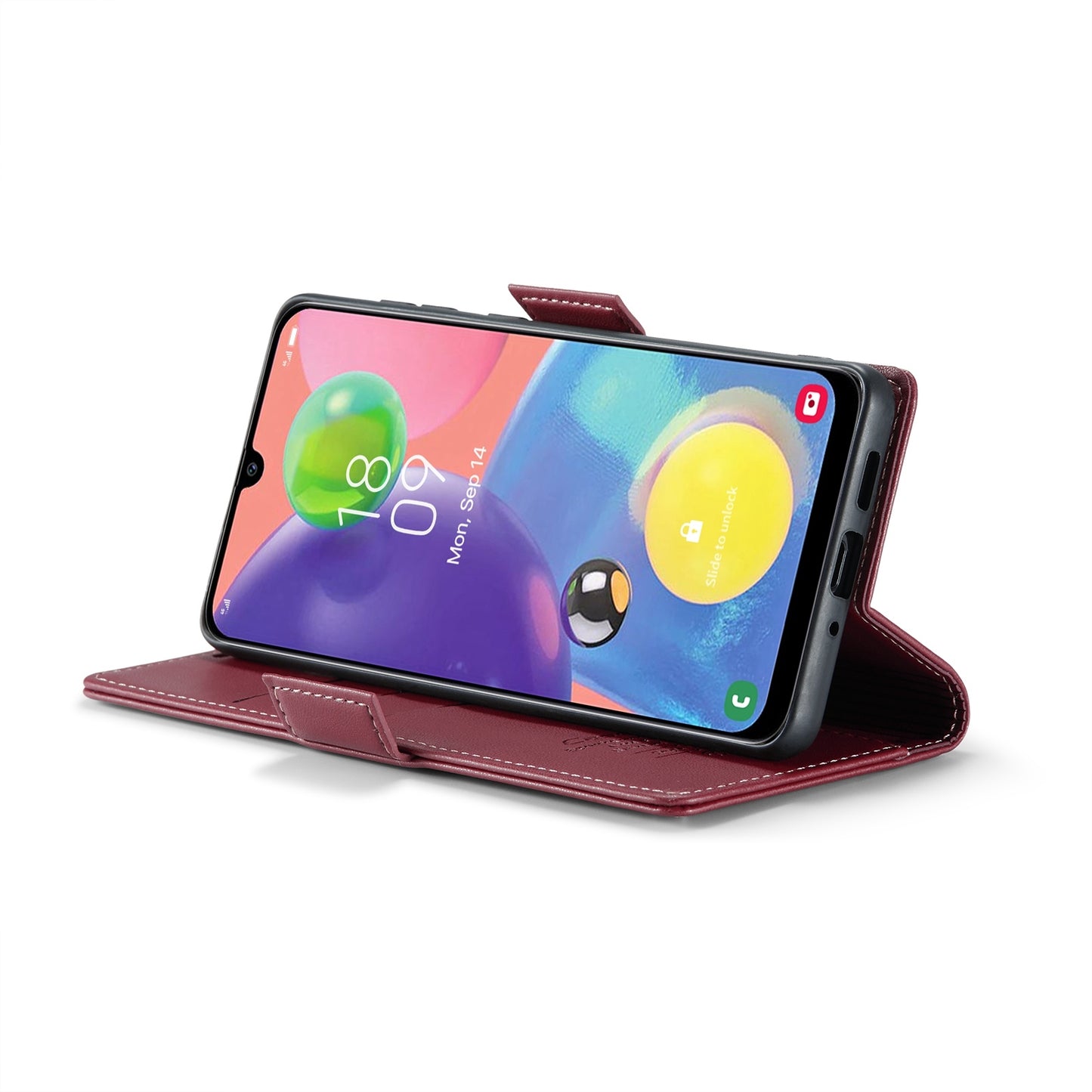 Samsung Galaxy A70/A70s Leather Wallet Case - RFID Blocking, Stand Function, Card Slots