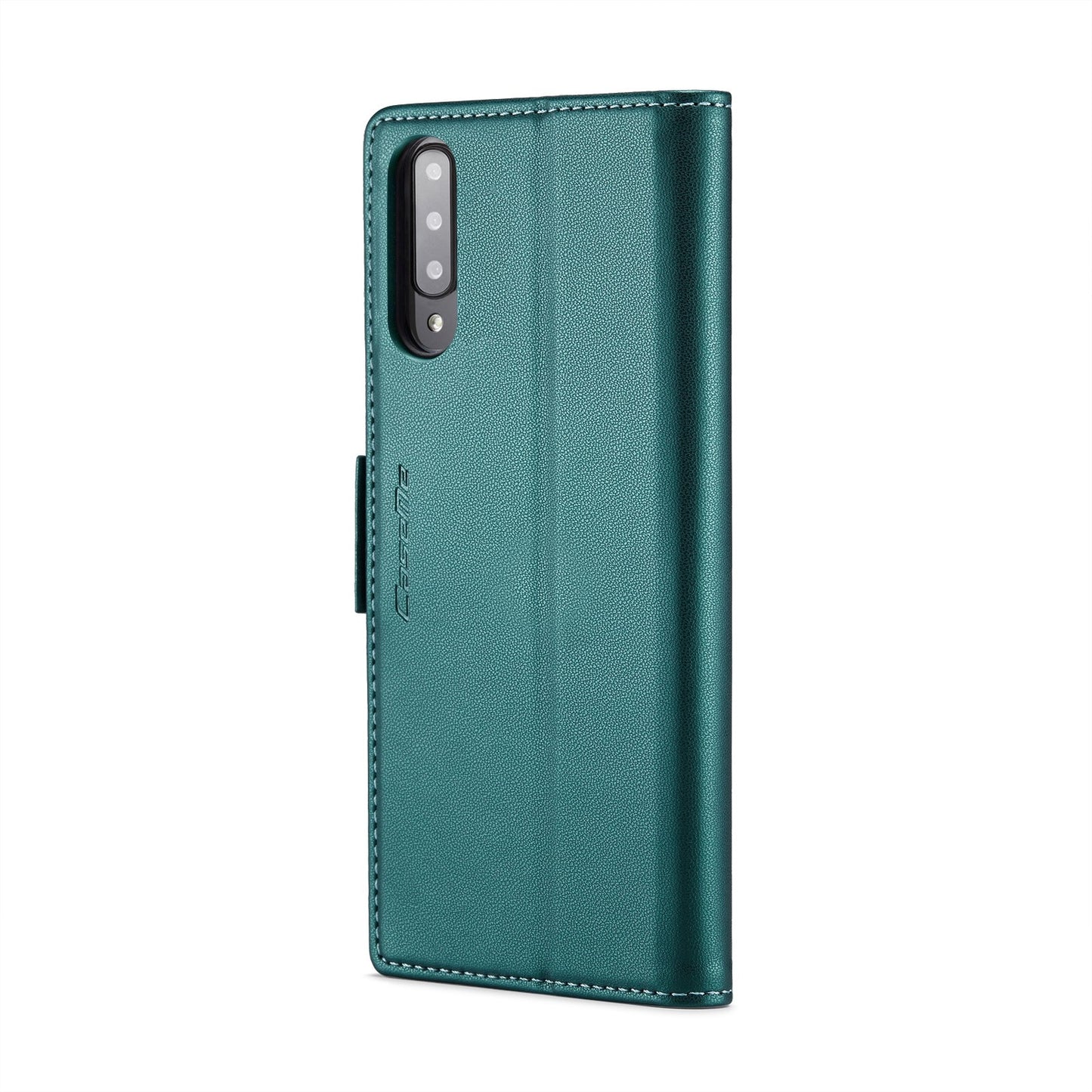 Samsung Galaxy A70/A70s Leather Wallet Case - RFID Blocking, Stand Function, Card Slots