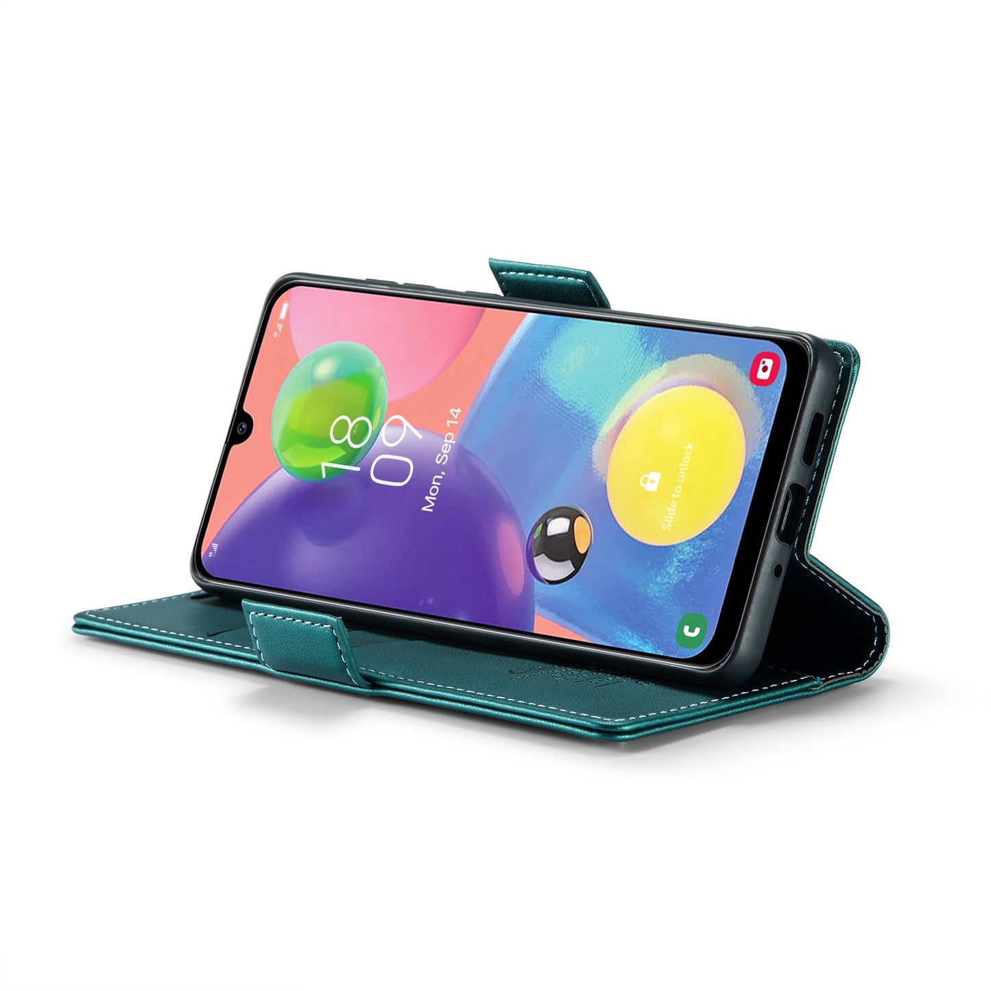 Samsung Galaxy A70/A70s Leather Wallet Case - RFID Blocking, Stand Function, Card Slots