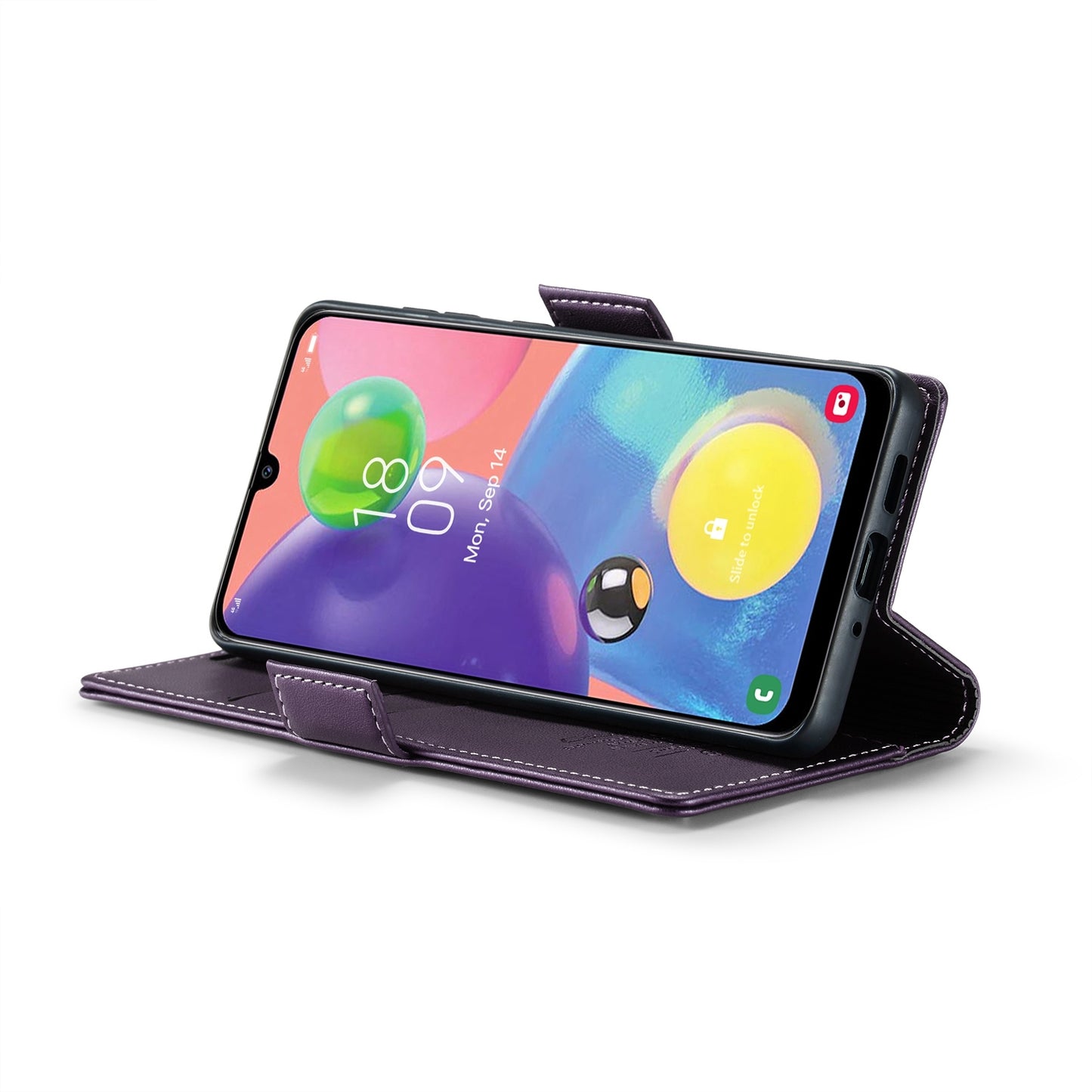 Samsung Galaxy A70/A70s Leather Wallet Case - RFID Blocking, Stand Function, Card Slots