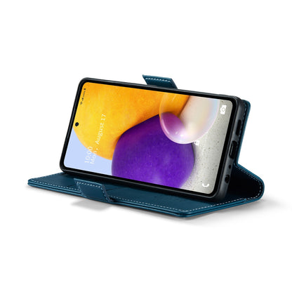 Samsung Galaxy A72 Leather Wallet Case - RFID Blocking, Stand Function, Card Slots