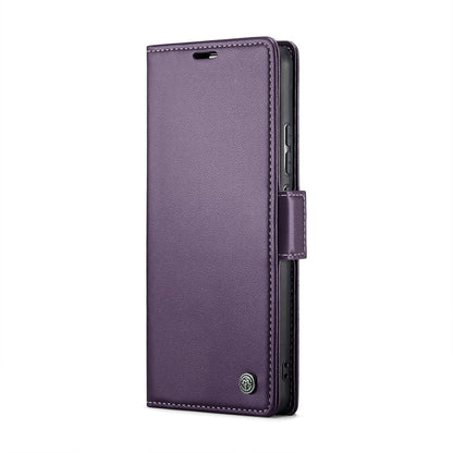 Samsung Galaxy A72 Leather Wallet Case - RFID Blocking, Stand Function, Card Slots