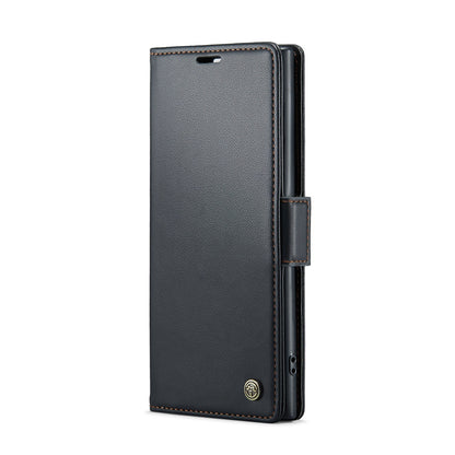 Samsung Galaxy Note10+ Leather Wallet Case - RFID Blocking, Stand Function, Card Slots