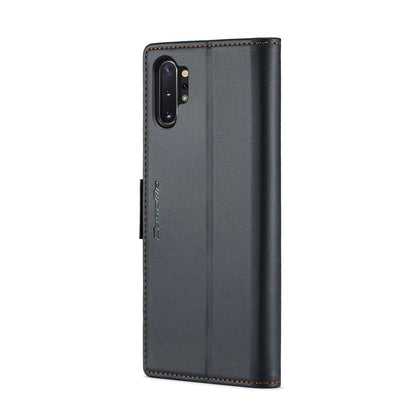 Samsung Galaxy Note10+ Leather Wallet Case - RFID Blocking, Stand Function, Card Slots