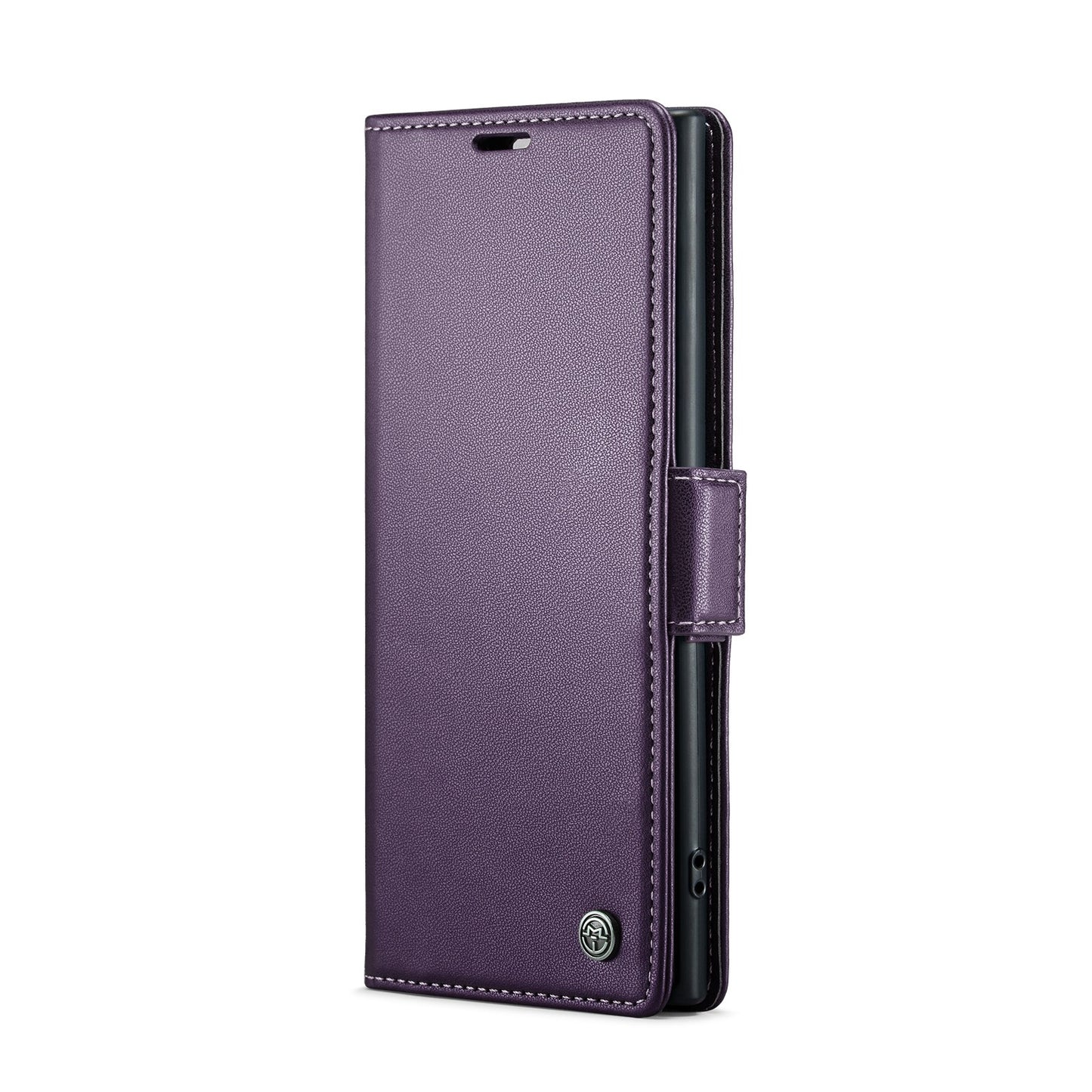 Samsung Galaxy Note10+ Leather Wallet Case - RFID Blocking, Stand Function, Card Slots