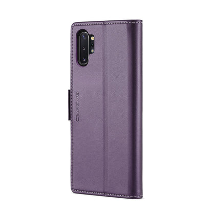 Samsung Galaxy Note10+ Leather Wallet Case - RFID Blocking, Stand Function, Card Slots