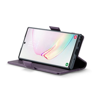 Samsung Galaxy Note10+ Leather Wallet Case - RFID Blocking, Stand Function, Card Slots