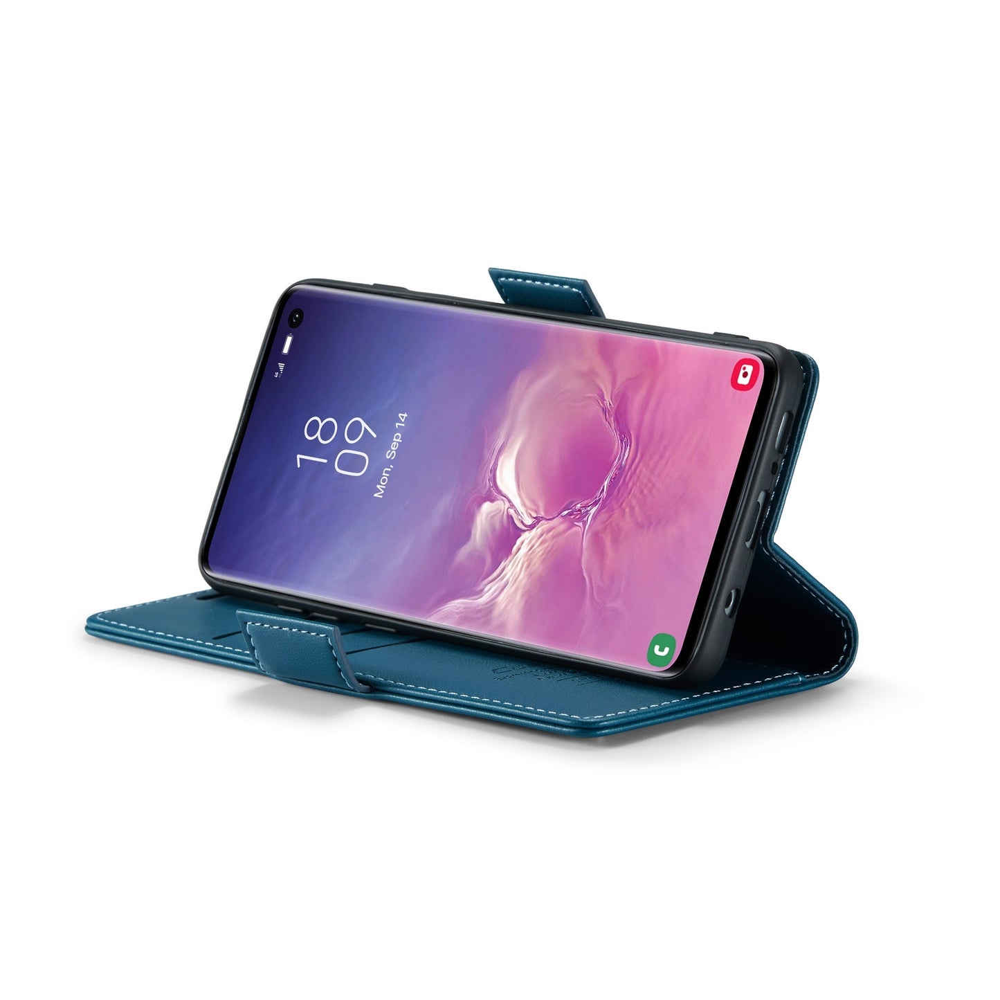 Samsung Galaxy S10 Leather Wallet Case - RFID Blocking, Stand Function, Card Slots
