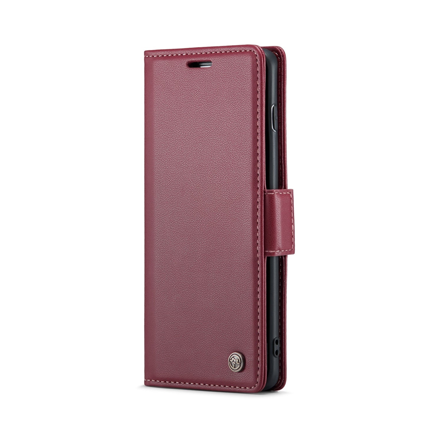 Samsung Galaxy S10+ Leather Wallet Case - RFID Blocking, Stand Function, Card Slots