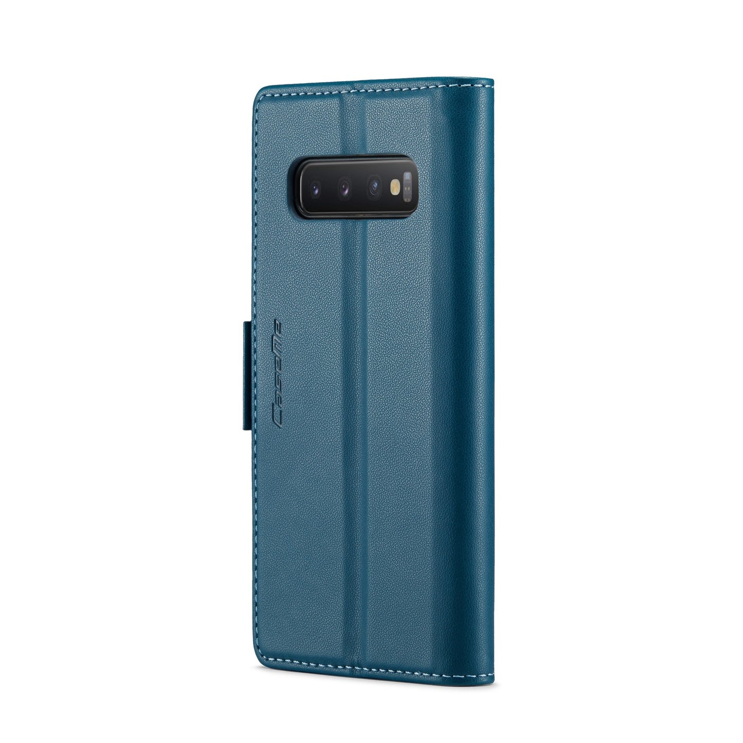 Samsung Galaxy S10+ Leather Wallet Case - RFID Blocking, Stand Function, Card Slots