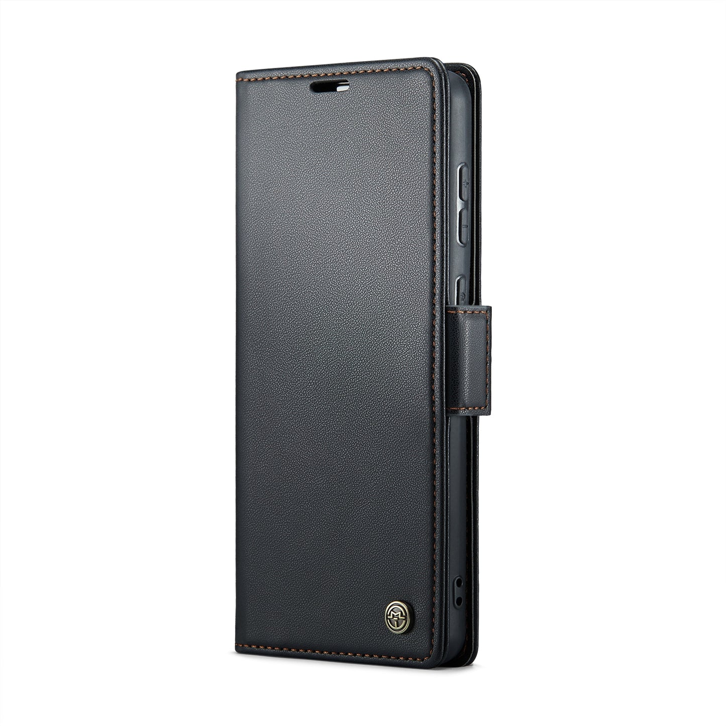 Samsung Galaxy A20 Leather Wallet Case - RFID Blocking, Stand Function, Card Slots