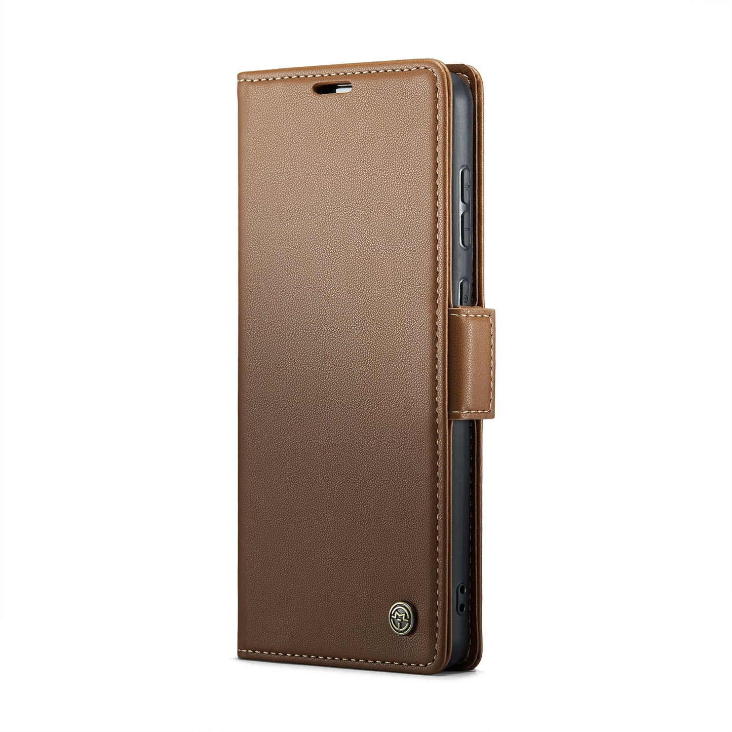 Samsung Galaxy A20 Leather Wallet Case - RFID Blocking, Stand Function, Card Slots