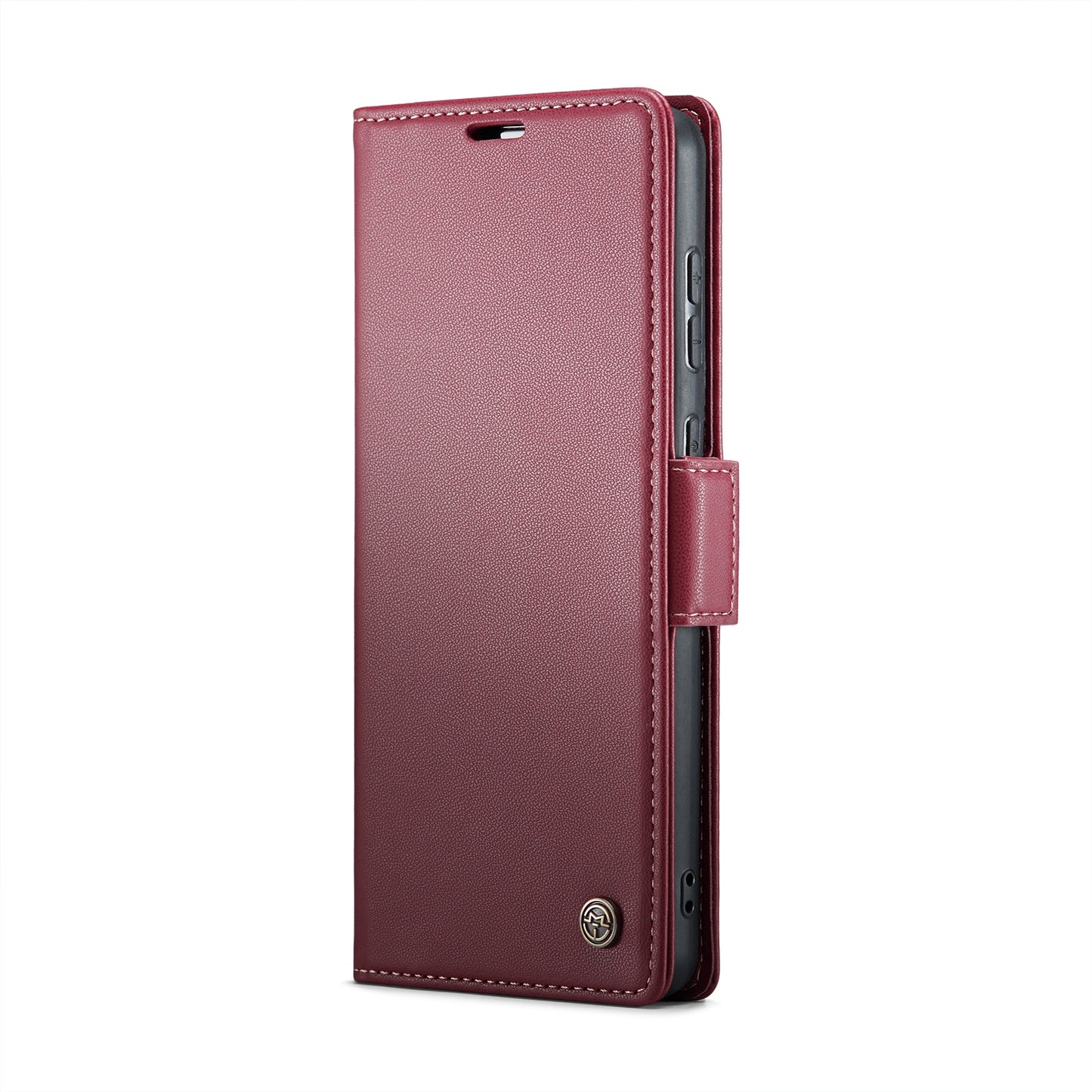 Samsung Galaxy A30 Leather Wallet Case - RFID Blocking, Stand Function, Card Slots