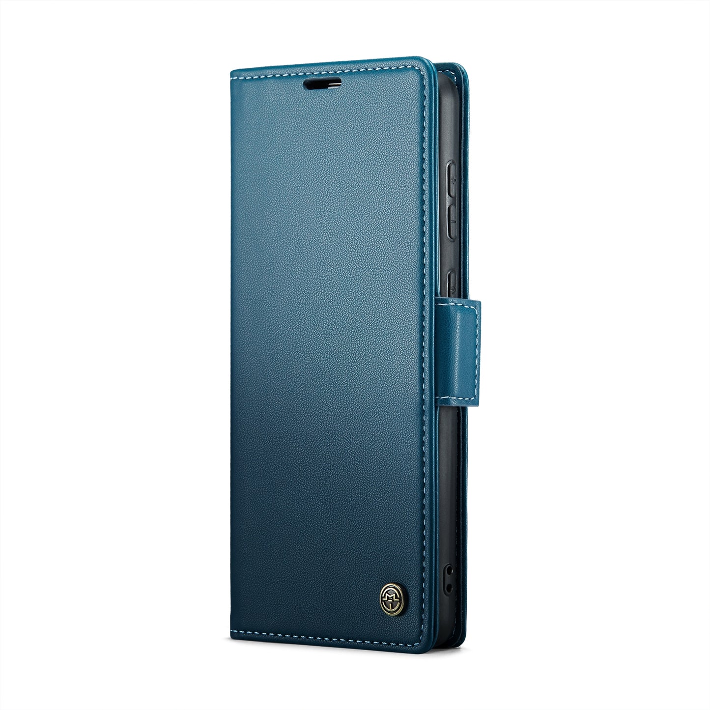 Samsung Galaxy A20 Leather Wallet Case - RFID Blocking, Stand Function, Card Slots