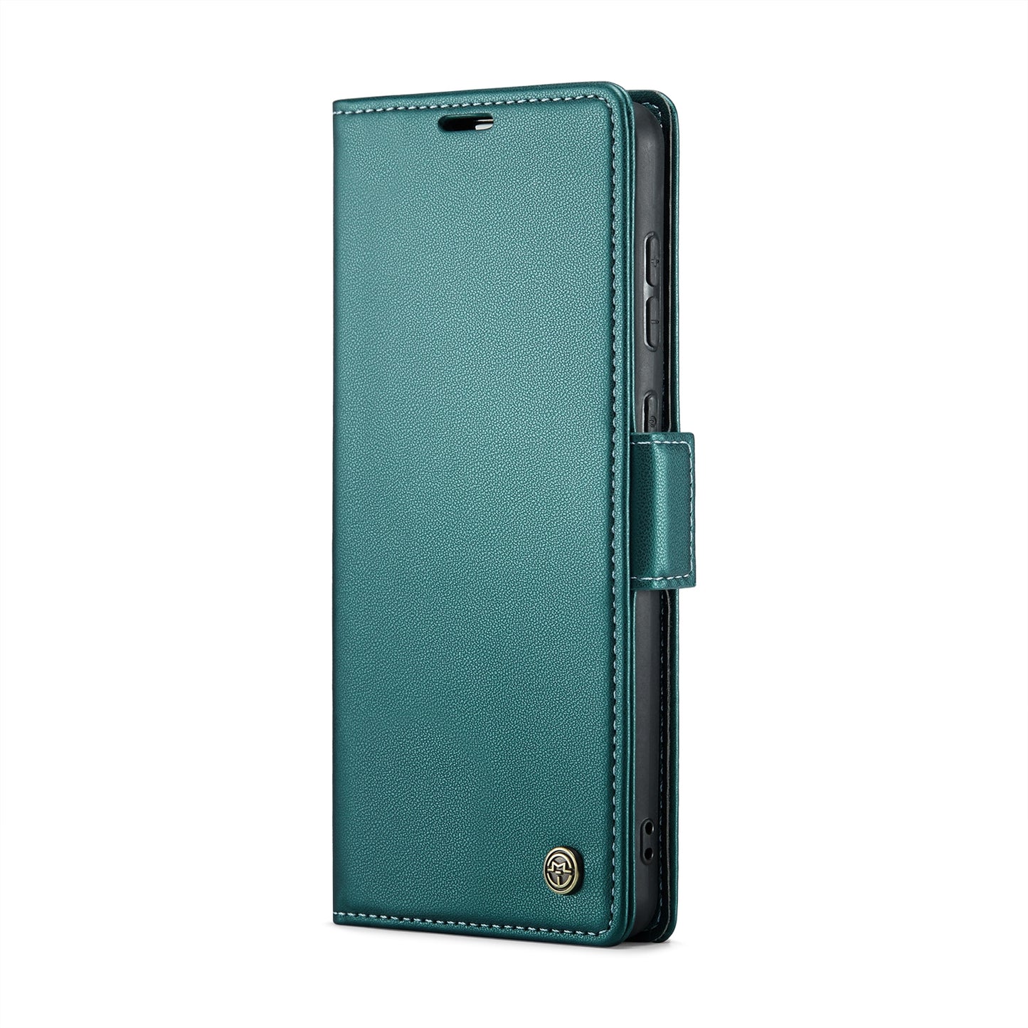 Samsung Galaxy A30 Leather Wallet Case - RFID Blocking, Stand Function, Card Slots