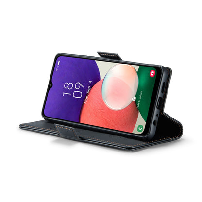Samsung Galaxy A22 5G Leather Wallet Case - RFID Blocking, Stand Function, Card Slots