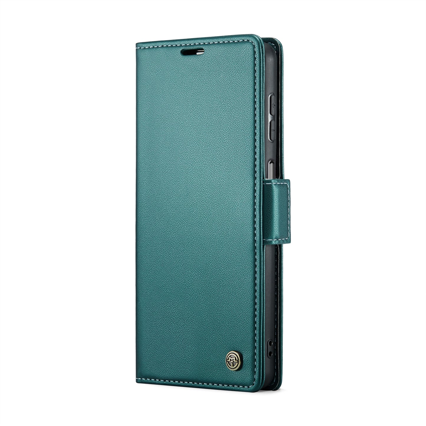 Samsung Galaxy A22 5G Leather Wallet Case - RFID Blocking, Stand Function, Card Slots