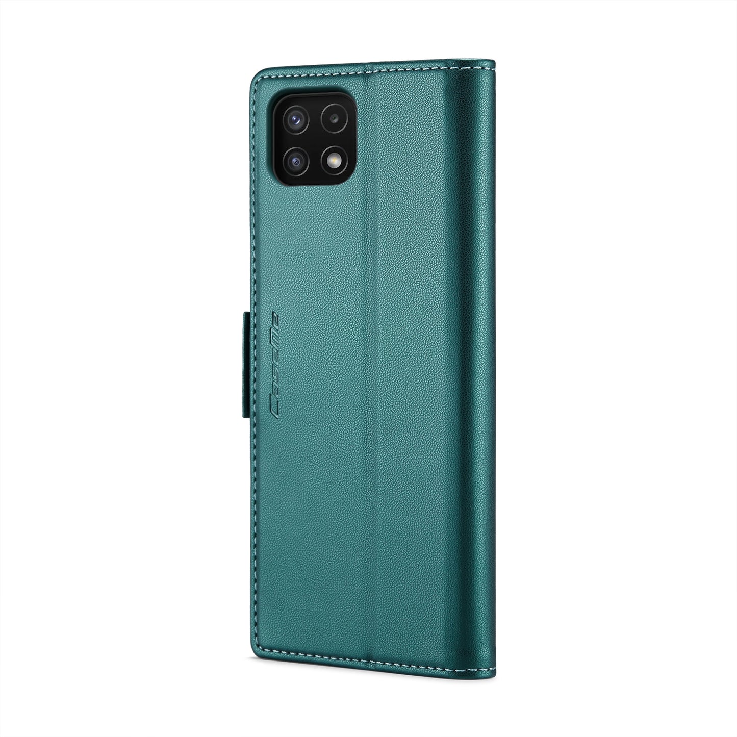 Samsung Galaxy A22 5G Leather Wallet Case - RFID Blocking, Stand Function, Card Slots