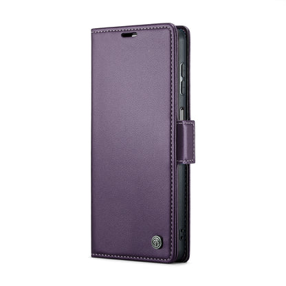Samsung Galaxy A22 5G Leather Wallet Case - RFID Blocking, Stand Function, Card Slots