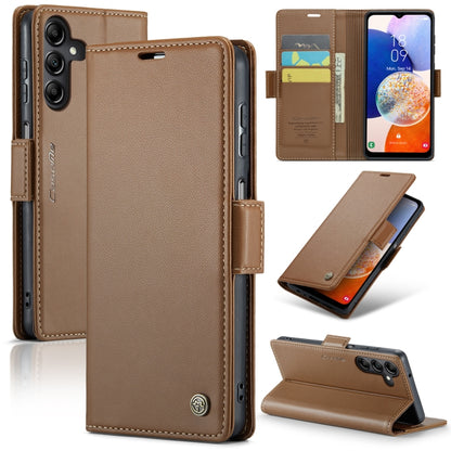 Samsung Galaxy A14 4G/5G Leather Wallet Case - RFID Blocking, Stand Function, Card Slots