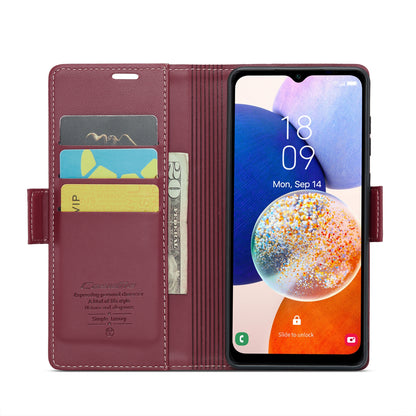Samsung Galaxy A14 4G/5G Leather Wallet Case - RFID Blocking, Stand Function, Card Slots