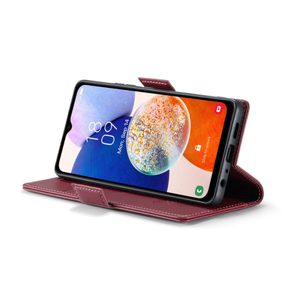 Samsung Galaxy A14 4G/5G Leather Wallet Case - RFID Blocking, Stand Function, Card Slots