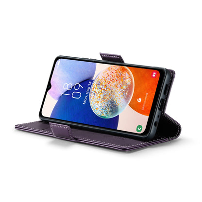 Samsung Galaxy A14 4G/5G Leather Wallet Case - RFID Blocking, Stand Function, Card Slots
