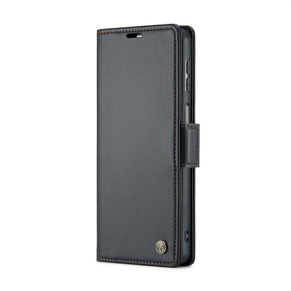 Samsung Galaxy A24 4G Leather Wallet Case - RFID Blocking, Stand Function, Card Slots