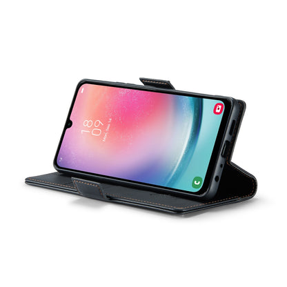 Samsung Galaxy A24 4G Leather Wallet Case - RFID Blocking, Stand Function, Card Slots