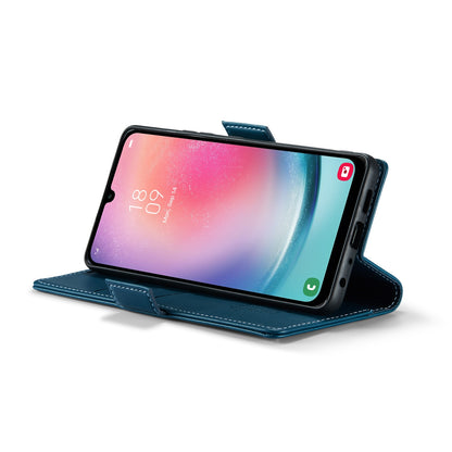 Samsung Galaxy A24 4G Leather Wallet Case - RFID Blocking, Stand Function, Card Slots